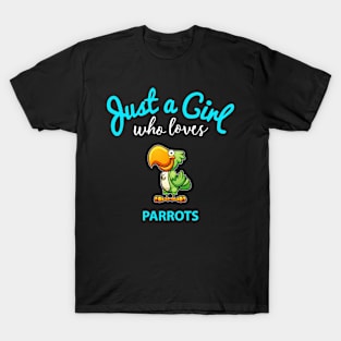 Parrot design for Girls | Kids Parrot design T-Shirt